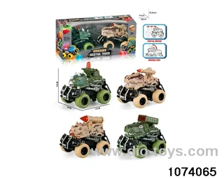 dinosaur car in window box
