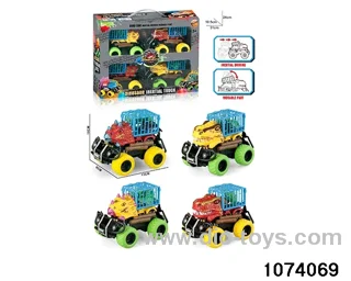 dinosaur car in Hand box