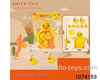 Happy Duck Fishing + Duck Bath (10PCS) in PP bag with header