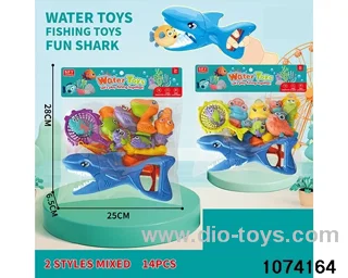 Ocean Fishing + Shark Clips (12PCS) in PP bag with header