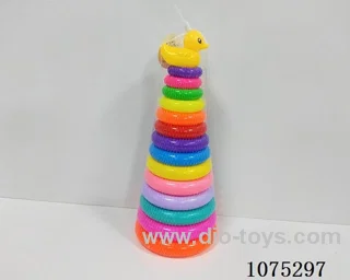 14-story Rainbow Tower (Big Yellow Duck)