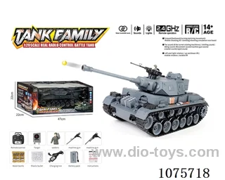 1:18 2.4G 20ch rc tank with water bullet