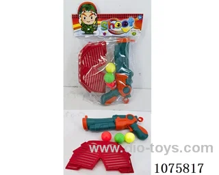 Dinosaur table tennis gun