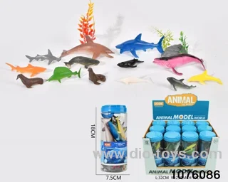16pcs sea animal set（12 barrel/box）