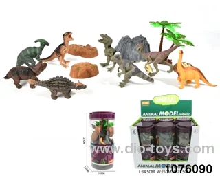 13pcs dinosaur set（6 barrel/box）