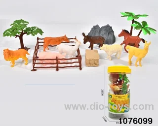 13pcs Pasture animal set