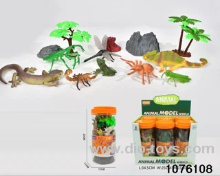 13pcs reptiles set（6 barrel/box）