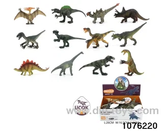 12pcs 6 inch dinosaur set