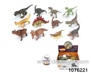 12pcs 7 inch dinosaur set