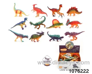 12pcs 7 inch dinosaur set