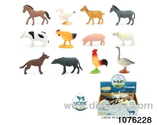 12pcs 5 inch Pasture animal set