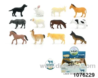 12pcs 5 inch Pasture animal set