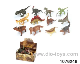 12pcs 5 inch dinosaur