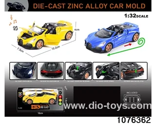 1:32 Alloy Car with Lights & Sound Effects in window box