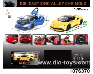 1:32 Alloy Car with Lights & Sound Effects in window box