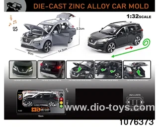1:32 Alloy Car with Lights & Sound Effects in window box