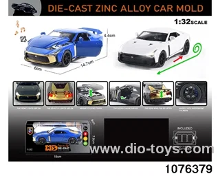 1:32 Alloy Car with Lights & Sound Effects in window box