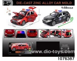 1:32 Alloy Car with Lights & Sound Effects in window box