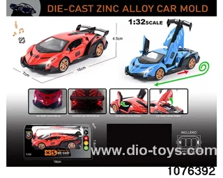 1:32 Alloy Car with Lights & Sound Effects in window box