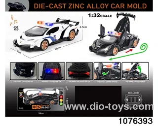 1:32 Alloy Car with Lights & Sound Effects in window box