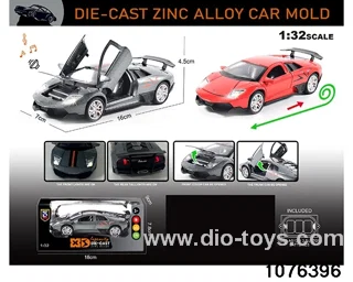 1:32 Alloy Car with Lights & Sound Effects in window box