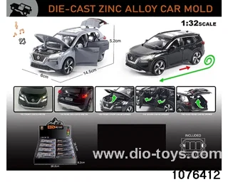 1:32 Alloy Car with Lights & Sound Effects in display box