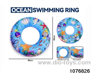 inflatable swimming ring in opp bag