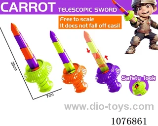Turnip telescopic sword
