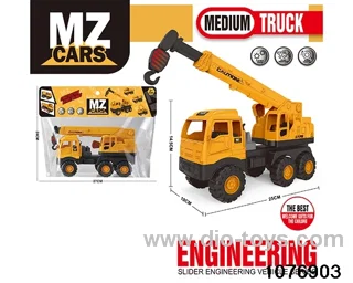 Skidding Engineering Vehicle in PP bag with header