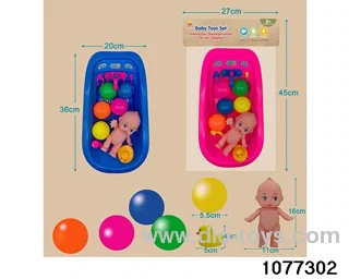 Happy Bathtub - Ocean Ball in PP bag with header