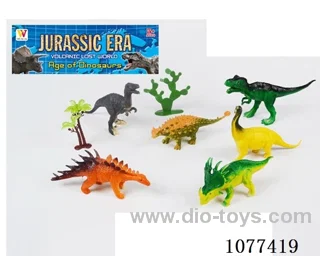 6 dinosaur sets (6.5 inches)