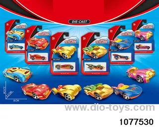 Alloy Small Sports Car (6pcs mixed) in Blister card