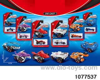 Alloy Small Sports Car (6pcs mixed) in Blister card