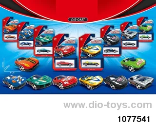 Alloy Small Sports Car (8pcs mixed) in Blister card