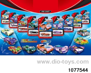 Alloy Small Sports Car (9pcs mixed) in Blister card