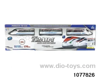 Electric Railway Train(27PCS,with light) in window box