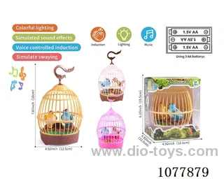 Voice controlled bird cage for two birds W L/M