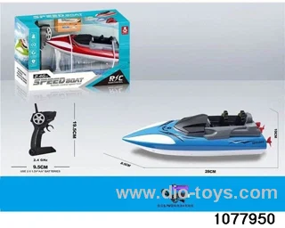 1:16 RC speedboat (2.4G package) in window box
