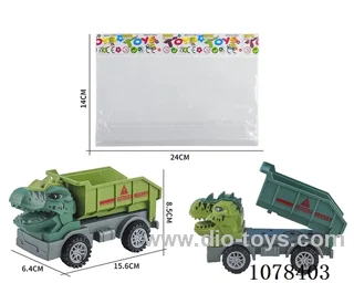 free wheel dinosaur car