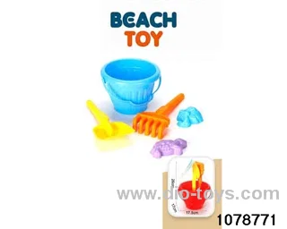 5pcs beach toy in Net bag