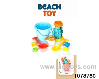 9pcs beach toy in Net bag