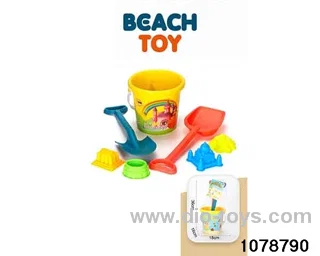 7pcs beach toy in Net bag