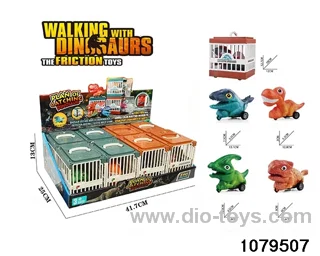 Inertia Dinosaur Toy with Cage in display box