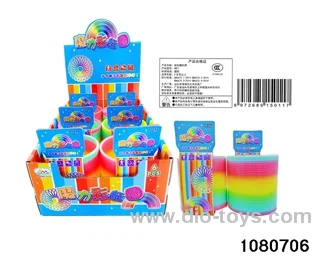 rainbow circle in display box