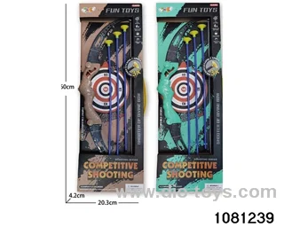 slingshot bow and arrow in display box