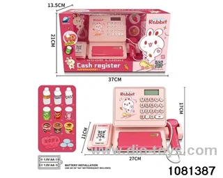 cash register toys in window box