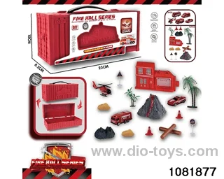 Fire-fighting container in paper card