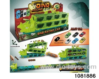 Dinosaur Track + Alloy Car in window box