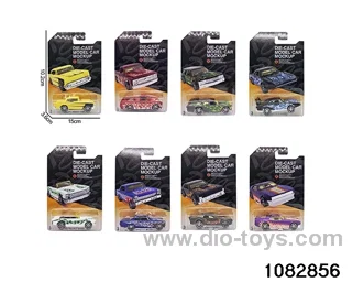 1:64 Alloy Car Set in Blister card