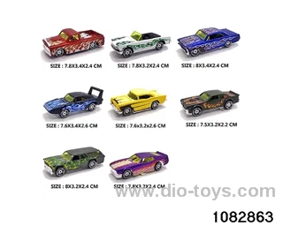 Alloy Car Set in opp bag
